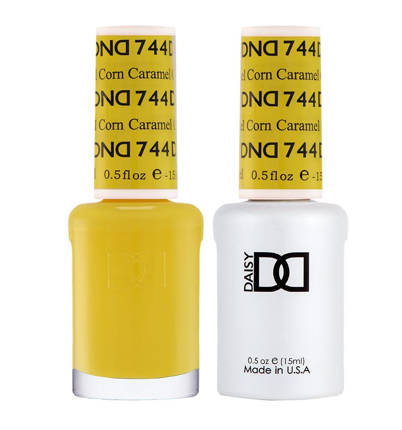 DND DC Gel & Lacquer Duo Caramel Corn #744